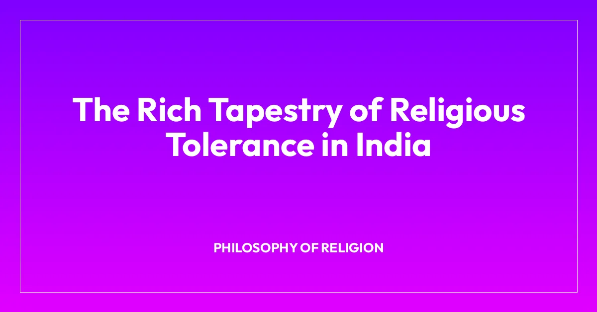 The Rich Tapestry of Religious Tolerance in India